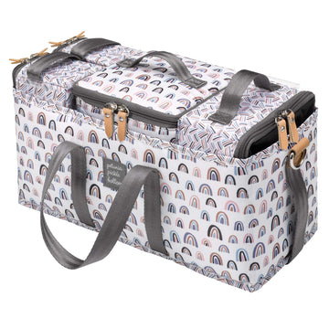 Petunia Pickle Bottom Inter-Mix Deluxe Kit | 3-In-1 Grid Caddy Organizer W/Lightweight Packing Cubes | Keep Everything Organized