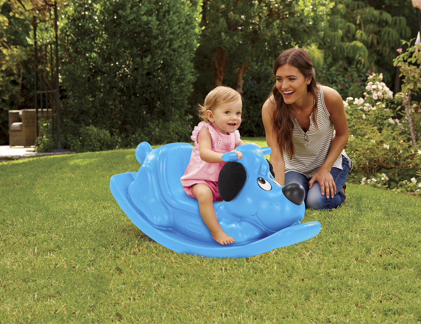 Little Tikes Rockin Puppy- Blue, Small