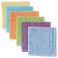 Luvable Friends Washcloths, Yellow, 6Count
