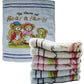 Radiance Soft Face Towels/Napkins/Washcloth  Multicolor (Pack of 6)