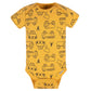 Gerber Baby Boys 8-Pack Short Sleeve Onesies Bodysuits Shirt, Transportation Zone, 0-3 Months US