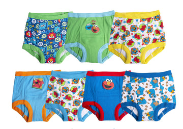 Sesame Street Unisex- Baby Potty Training Pants Multipack, Sesameb7Pk, 3T