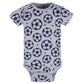 Gerber Baby Boy'S 8-Pack Short Sleeve Onesies Bodysuits, Sports Blue White, 0-3 Months