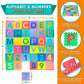ProSource Kids Puzzle Alphabet, Numbers, 36 Tiles and Edges Play Mat, 12x12, Abc & 123