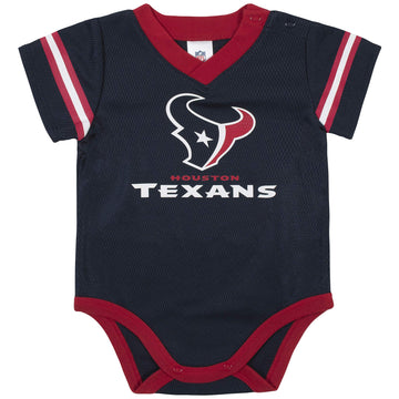 Nfl Houston Texans Team Jersey Bodysuit, Red/White/Blue Houston Texans, 0-3 Months