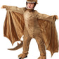 Boy Dragon Halloween Costume Fantasy Kids Jumpsuit with Wings Spikes Tail Polyester Large