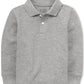 The Children'S Place Baby Boys And Toddler Boys Long Sleeve Pique Polo, Smoke, 12-18 Months