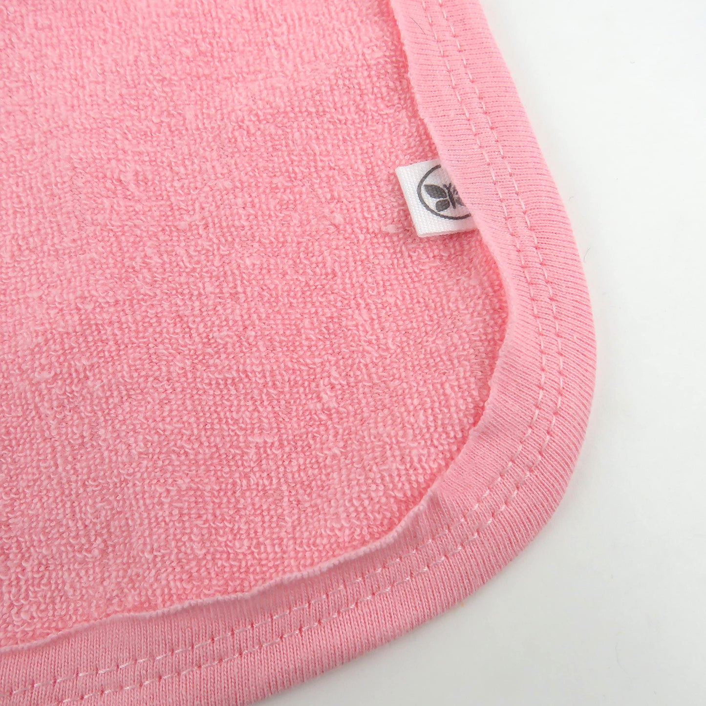 Honestbaby 10-Pack Organic Cotton Baby-Terry Wash Cloths, Rainbow Pinks, One Size