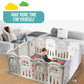 Play22 Foldable Baby Playpen 14 Panel - Kids Safety Activity Play Center - Safety Play Yard Play Pens For Babies - Safety Gates