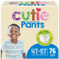 Cutie Boys 4T/5T Refastenable Potty Training Pants, Hypoallergenic With Skin Smart, 76 Count White