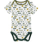 Gerber Unisex Baby Baby Boys Nfl 3 Pack Short Sleeve Onesie Bodysuit, Team Color, 0-3 Months