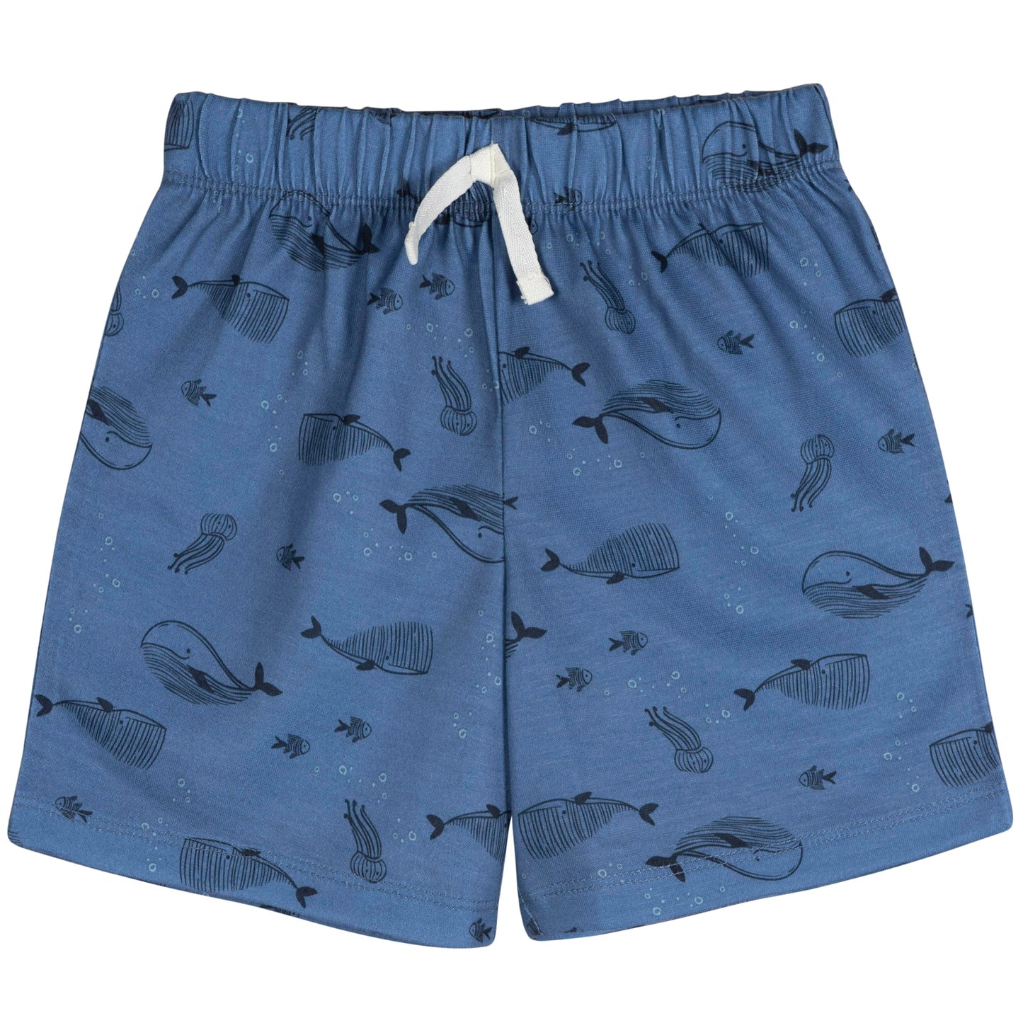 Gerber Baby Boy'S 2-Piece Pajama Set Sleeve Top & Fleece Shorts, Whale