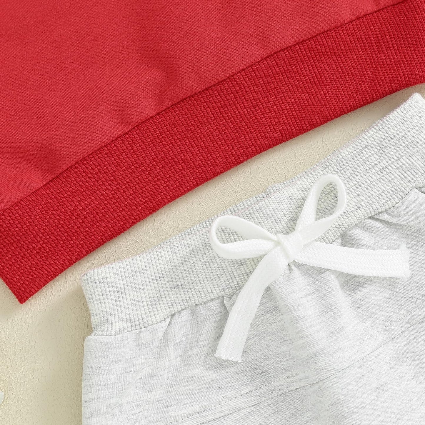 Kupretty Toddler Baby Boy Clothes Valentines Day Outfit Graphic Long Sleeve Crewneck Sweatshirt + Joggers Pants Sets (Lover Boy