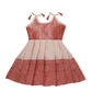 Suzvan South Indian Traditional Pattu Pavadai Jacquard Silk Frock Dress For Baby Girls