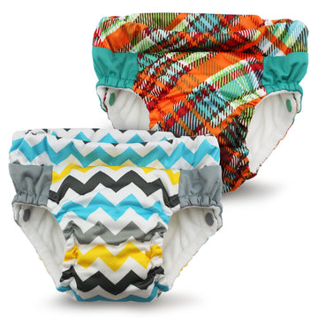 Kanga Care Lil Learnerz Reusable Swim And Toilet Training Pants (Small - Charlie & Quinn)