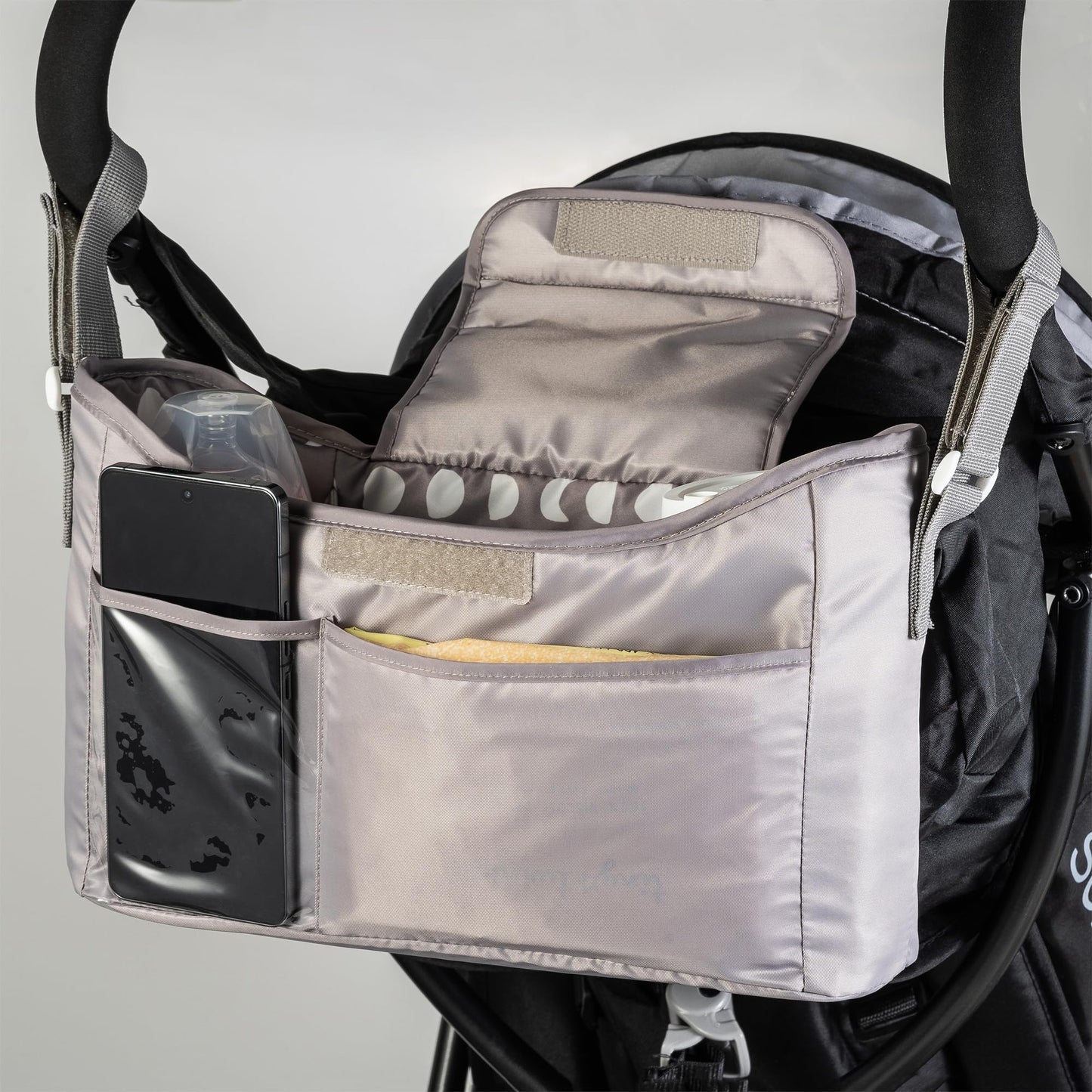 Tiny Twinkle Universal Stroller Organizer With Shoulder Strap -Fits For Uppa Baby,Baby Jogger,Nuna,Britax,Britax,Graco,Donna And
