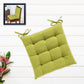Oasis Home Collection Cotton Shell | Mixfiber Filled |Multipurpose Chair Cushion/Pad with Ties  Pack of 1 (40x40CM  16inchx16inch, G