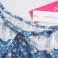 Relibeauty Pioneer Girl Dress Colonial Prairie Costume Blue 130