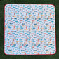 Bapronbaby Retro Airplanes Splash Mat - Waterproof Catch-All For Under High Chairs, Floors, Tables, Playtime Or Arts & Crafts -