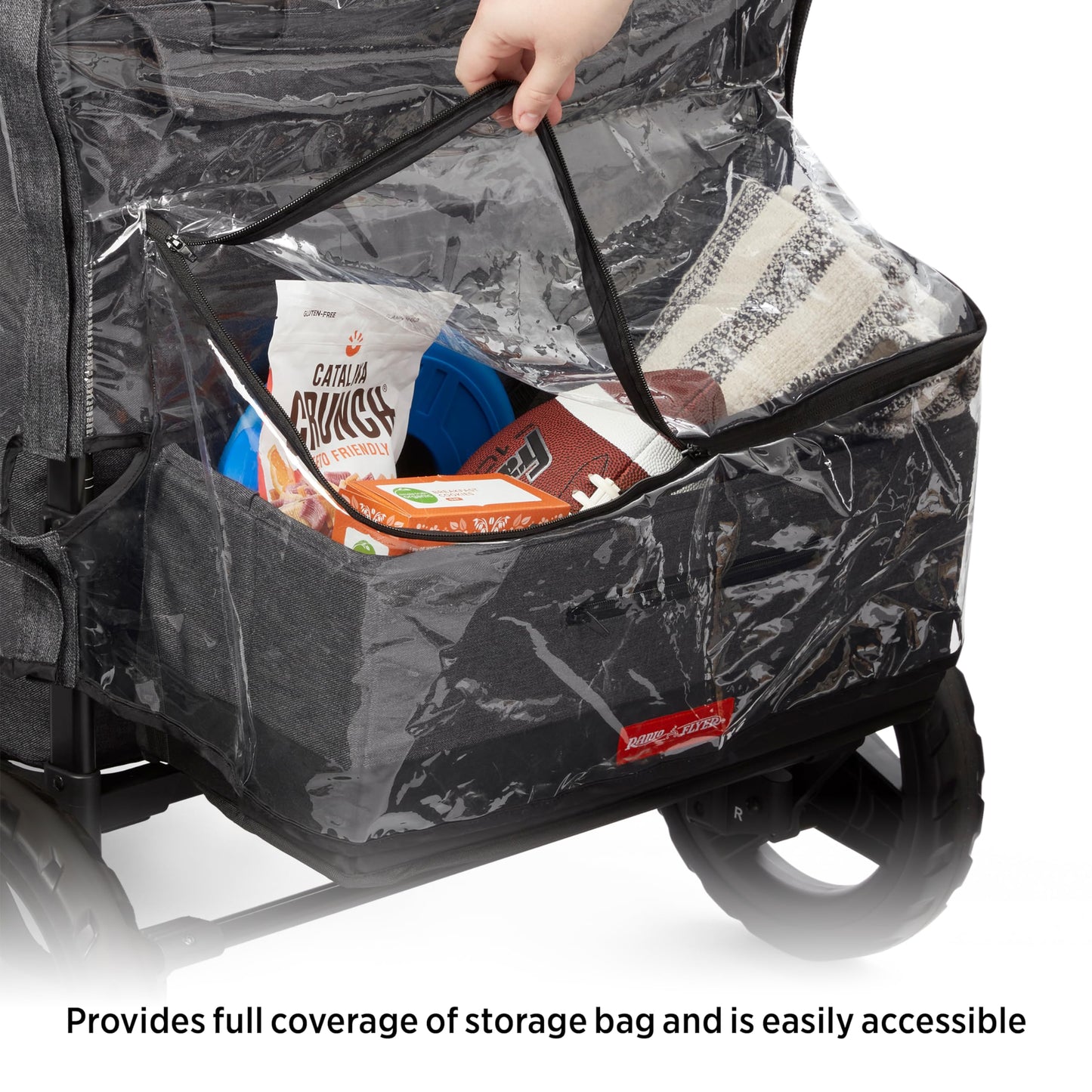 Voya Rain Cover With Bag, Radio Flyer Stroller Wagon Rain Cover