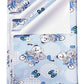 Pookie Plastic Sheet | Rubber Sheet For Babies | Bed Wetting Protector | 012 Months | 90 X 90 Cm (Bear Blue)