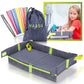 Ha&Da Foldable Kids and Adults Travel Tray Cover for Airplane Tray Table - Play Space and Snack Desk for Airplane Travel. Toddle