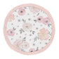 Sweet Jojo Designs Blush Pink, Grey And White Shabby Chic Playmat Tummy Time Baby And Infant Play Mat For Watercolor Floral Coll