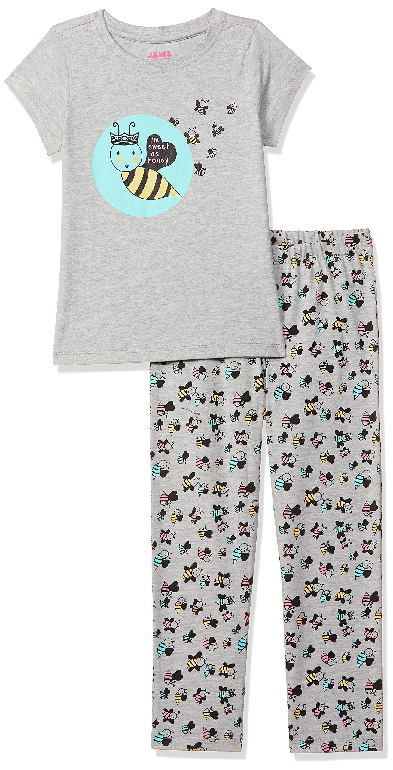 Amazon Brand  Symbol Girls Night Dress | 100% Cotton TShirt & Pajama Set | Age 67 Years