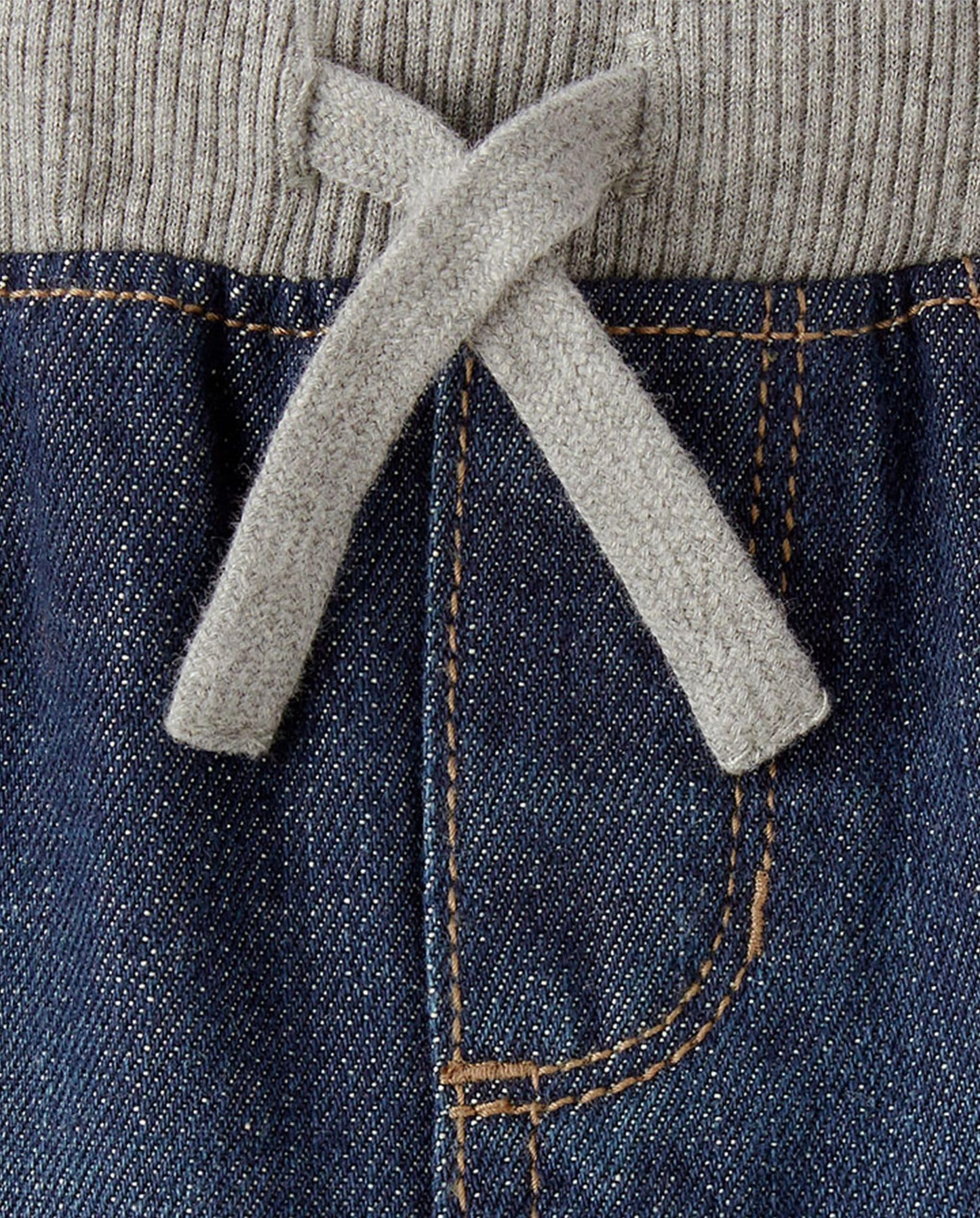 The Children'S Place Baby Boys' Pull On Straight Jeans, Liberty Blue, 12-18 Months