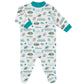 Gerber Nfl Baby Boys' 3-Piece Bodysuit, Sleep 'N Play, & Cap Set, Miami Dolphins, 6-9 Months