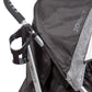 Summer Infant 3Dlite ST Convenience Stroller, Black & Gray - Lightweight Stroller with Steel Frame, Large Seat Area, Multi-Posit