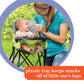 Summer Infant Pop N Sit Portable Highchair, Green - Portable Highchair For Indoor/Outdoor Dining - Space Saver High Chair With F