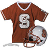 Franklin Sports Nc State St. Wolfpack Kids College Football Uniform Set - Ncaa Youth Football Uniform Costume - Helmet, Jersey,