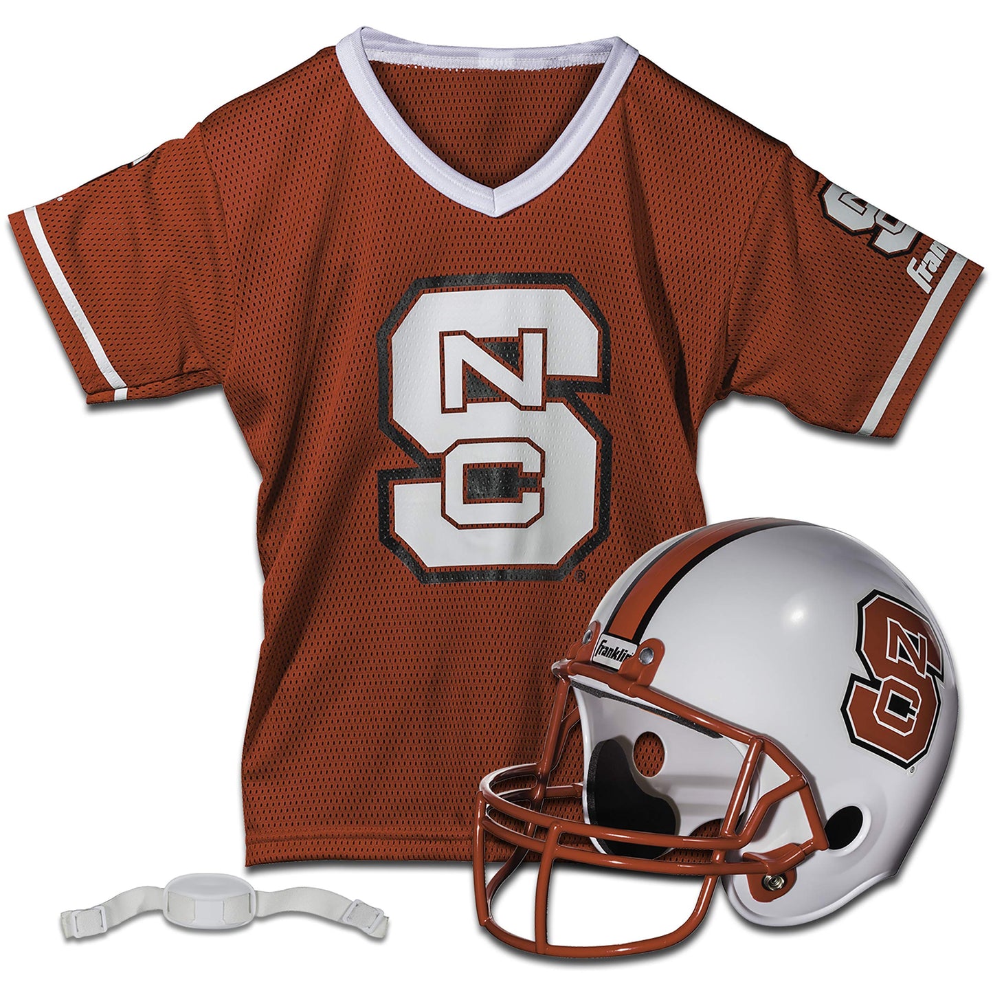 Franklin Sports Nc State St. Wolfpack Kids College Football Uniform Set - Ncaa Youth Football Uniform Costume - Helmet, Jersey,