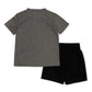 Nike Baby Boy'S Short Sleeve Just Do It T-Shirt & Shorts Two-Piece Set (Toddler) Black 2T Toddler