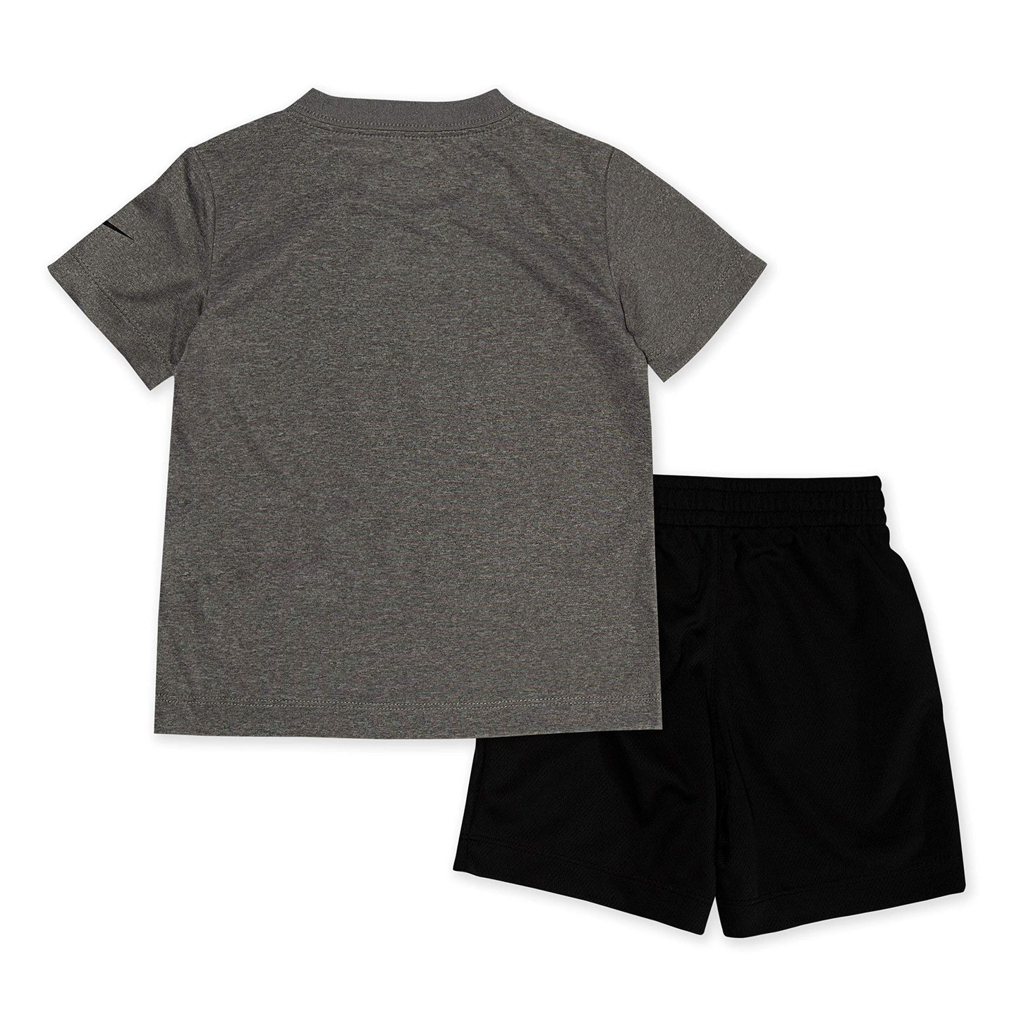 Nike Baby Boy'S Short Sleeve Just Do It T-Shirt & Shorts Two-Piece Set (Toddler) Black 2T Toddler