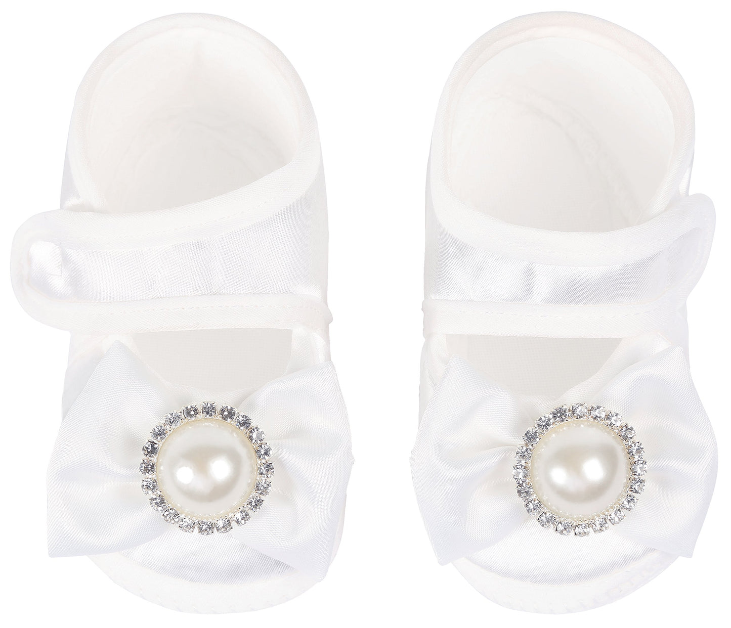 T.F. Taffy Taffy Baby Girl Newborn Christening Baptism, White, Size 0-3 Months