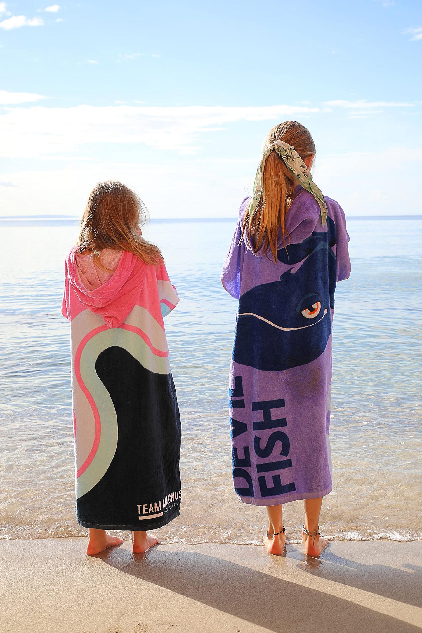 Team Magnus Kids' Bath Towels - Hooded Towel For Kids 4'-5'6'