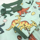 Honestbaby Baby Celebration Sleep & Play Footed One-Piece Pajama Sleeper 100% Organic Cotton, Dino Mite Athlete Eggs