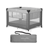 Dream On Me Zazzy Portable Playard with Bassinet in Grey, Packable and Easy Setup Baby Playard, Lightweight and Portable Playard