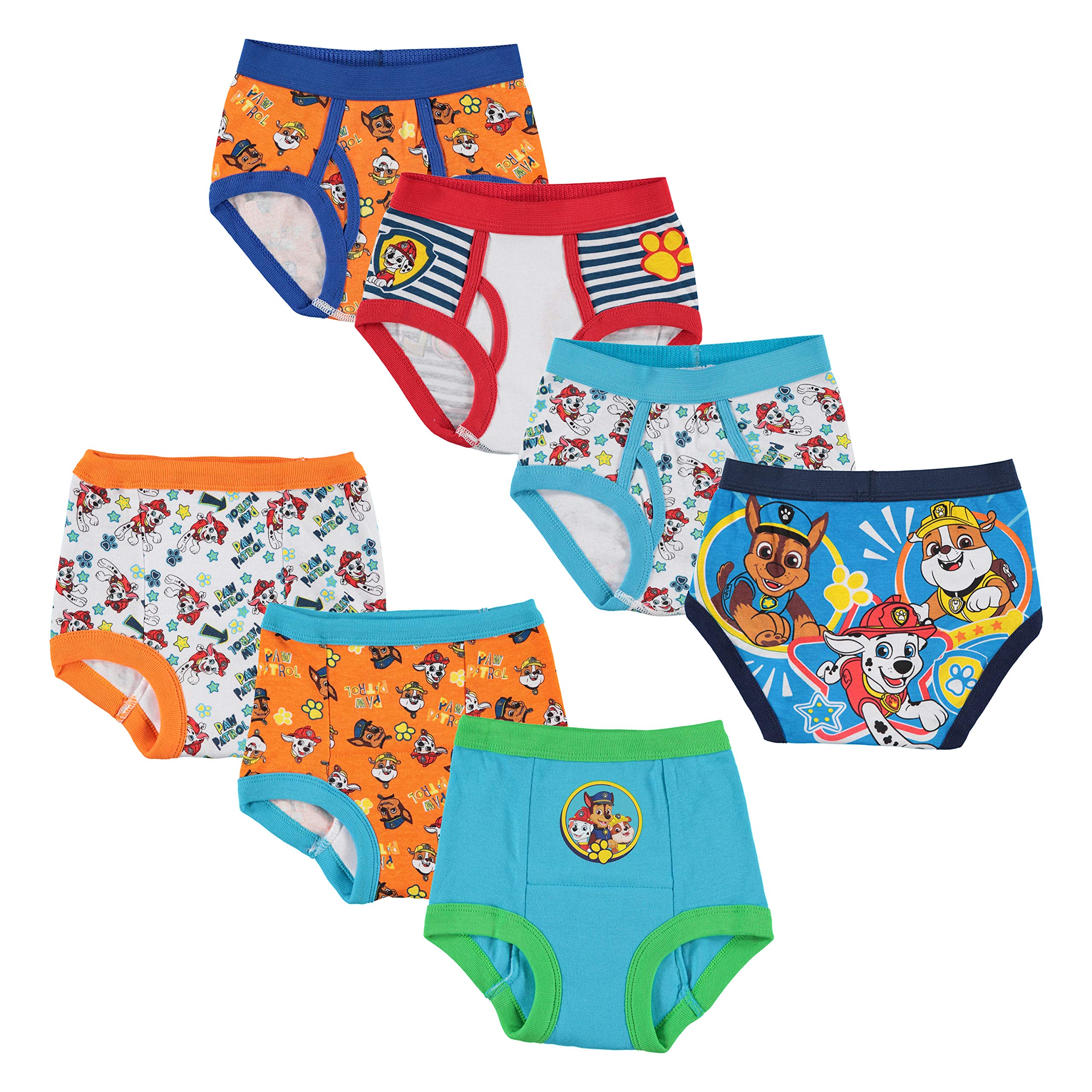 Paw Patrol Boys Potty Training Pants Multipack Underwear, Pawcombo7Pk, 2T Us – C