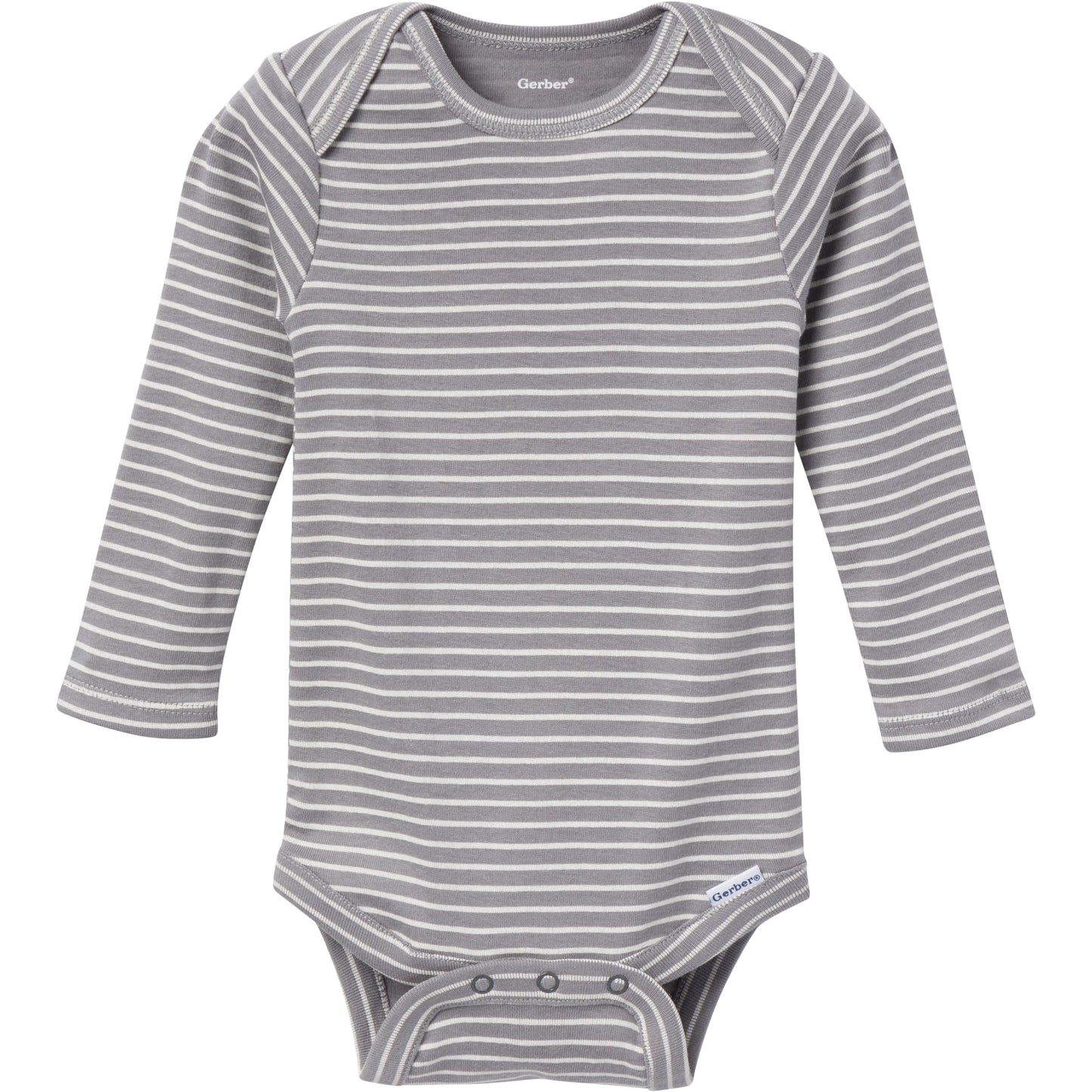 Gerber Unisex Baby Multi-Pack Onesies Bodysuits (Short And Long Sleeve), Blue Plaid, 6-9 Months