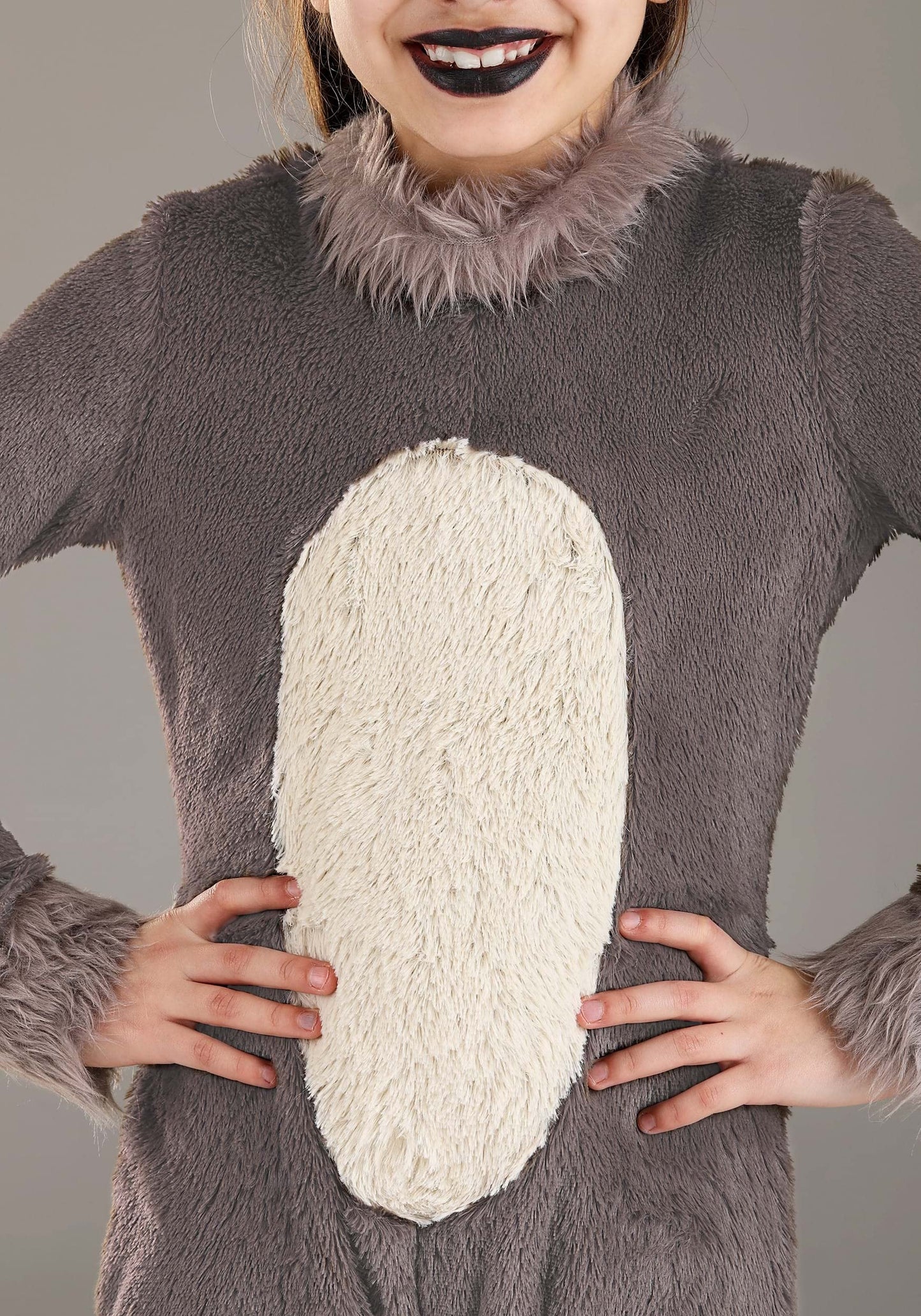 Girl'S Raccoon Costume With Headband - Kid'S Raccoon Jumpsuit - Child Woodland Critter Animal Halloween Costume L