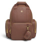 Huggies Sunshine Pack Diaper Backpack, Cognac Leather, One Size