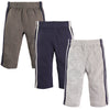 Hudson Baby Unisex Baby Cotton Pants And Leggings Navy Gray, 2 Toddler