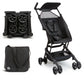 Munchkin Sparrow Travel Baby Stroller, Ultra Compact And Lightweight, For Babies And Toddlers, Black