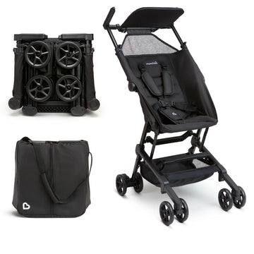 Munchkin Sparrow Travel Baby Stroller, Ultra Compact And Lightweight, For Babies And Toddlers, Black