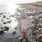 Mushie Baby Hooded Towel | Organic Cotton (Sea Mist)
