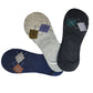 Cotson Men Cotton No Show Invisible Loafer Socks Pack Of 3 D1