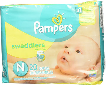 Pampers Swaddlers Newborn 240 Diapers (12 Packs Of 20)